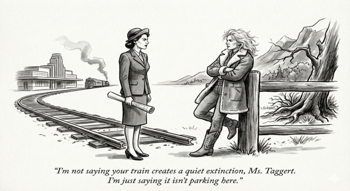 Dagny Taggert vs Beth Dutton debate illustration