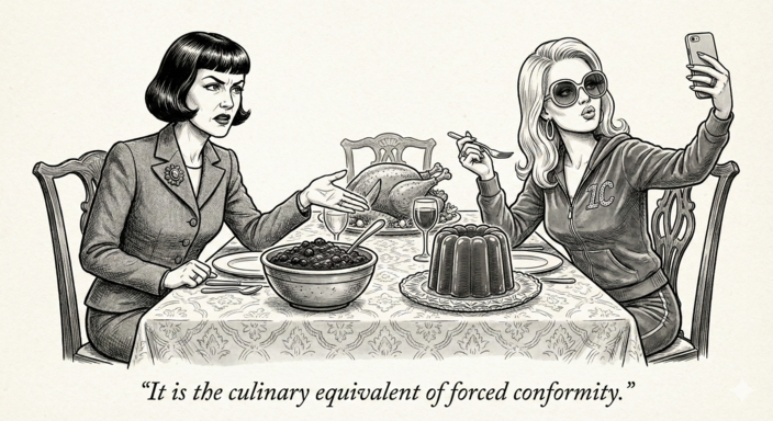 Ayn Rand vs Paris Hilton debate illustration