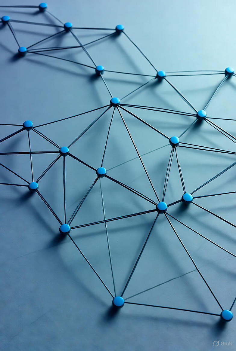 AI case studies success metrics in blue, professional visualization of business outcomes